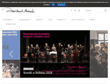 Tablet Screenshot of divertimentoensemble.it